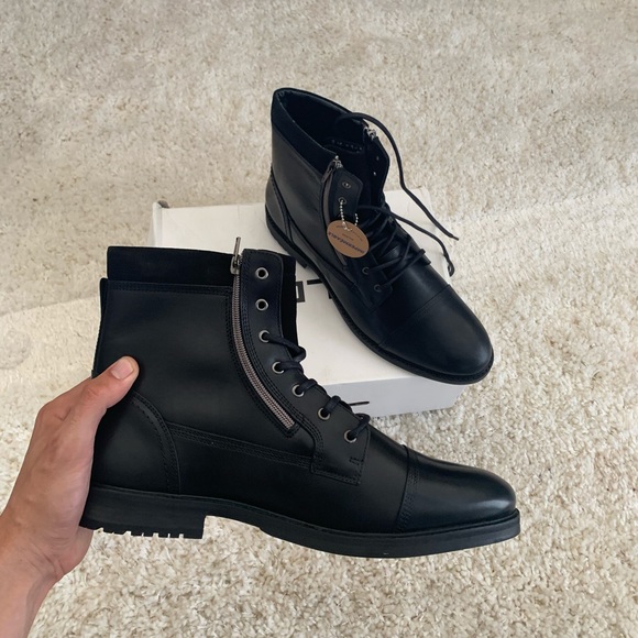 Aldo Leather Boots New Size 14 - Picture 1 of 6